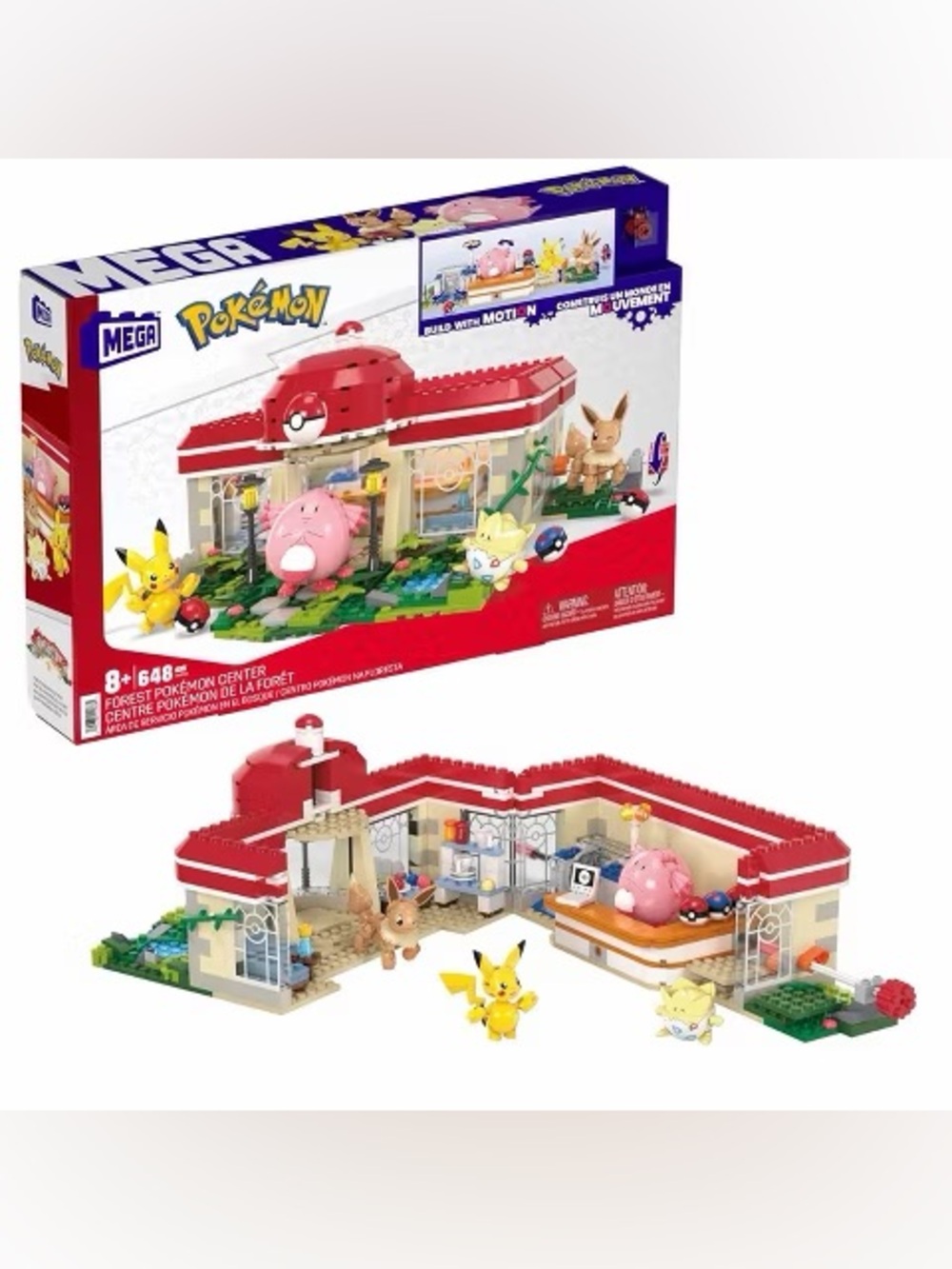 Pokémon Forest Pokémon Center Building Set